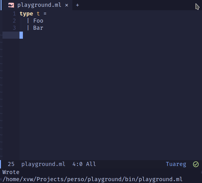 Destruct for equal on Foo and Bar